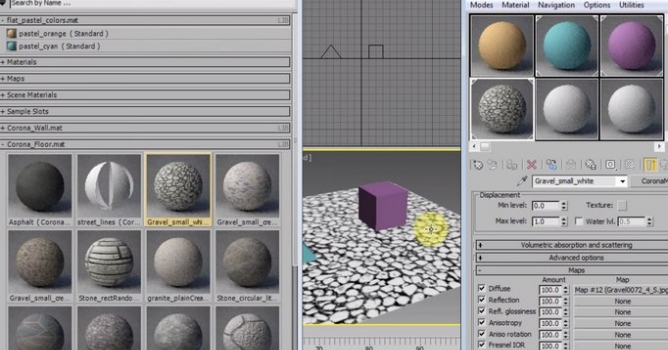 3d max material library